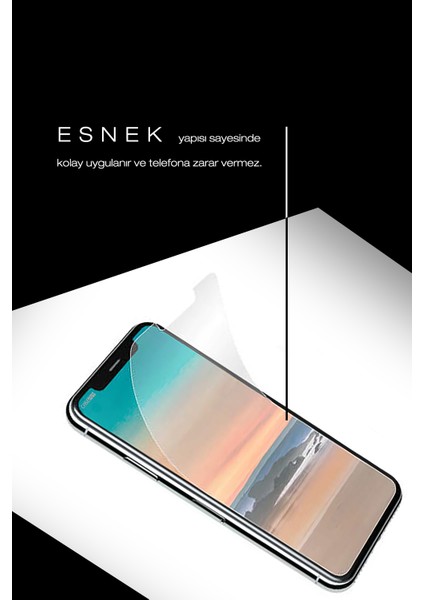 Oppo A7X Nano Ekran Koruyucu Kırılmaz Esnek Cam