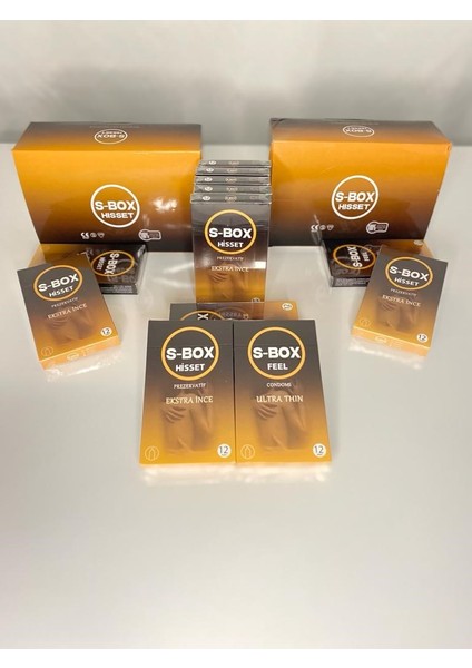 S-Box Hisset Prezervatif Hisset Ekstra Ince 12 Paket