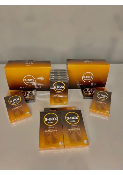 S-Box Hisset Prezervatif Hisset Ekstra Ince 12 Paket