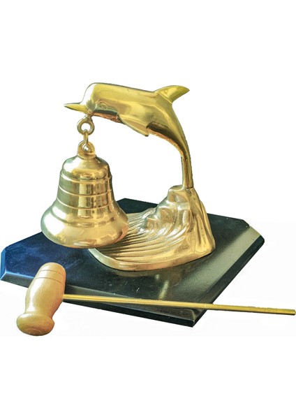 Çan Yunus Askılı Masa Üstü Pirinç Döküm