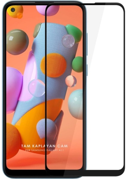 Samsung Galaxy A11 Mat Seramik Ekran Koruyucu Siyah
