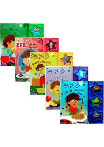 Efe Serisi Eğitici Sesli Kitaplar (5 Kitap)