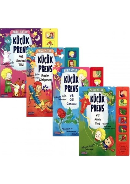 Küçük Prens Sesli Kitap Seti (4 Kitap)