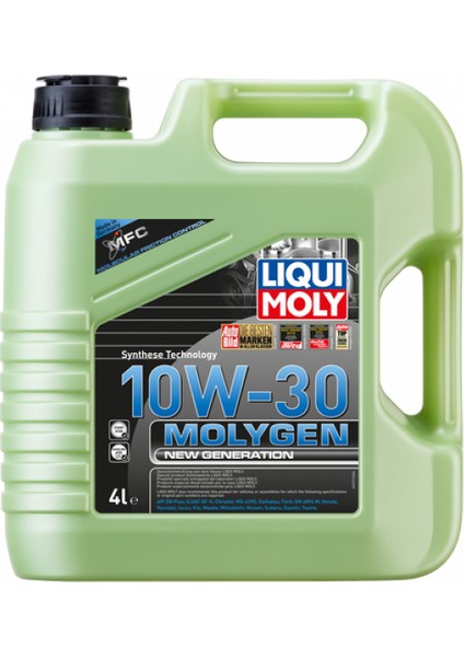 Molygen New Generation 10W30 4 Litre Motor Yağı ( Üretim Yılı: 2023 )