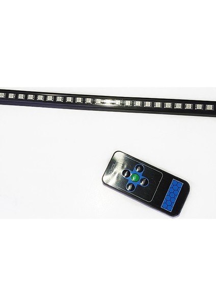Off Road Çakarlı LED Koyu Turuncu-Beyaz Çift Renk 24 Modlu Kumandalı 56CM fiyatları