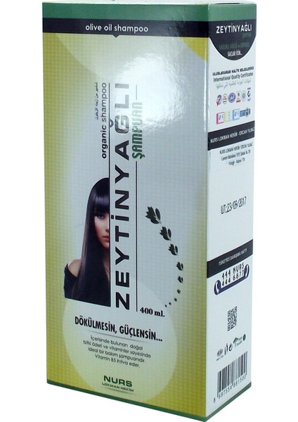 Zeytinyağlı Şampuan 400 ml