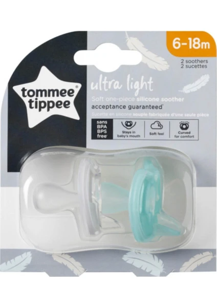 Tommee Tippee Ultra Light Silikon Emzik 6 - 18 Ay 2'li Paket