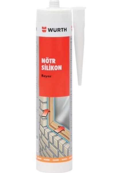 Silikon Bej Renk Nötr Silikon Genel Amaçlı Kullanım 310 ml