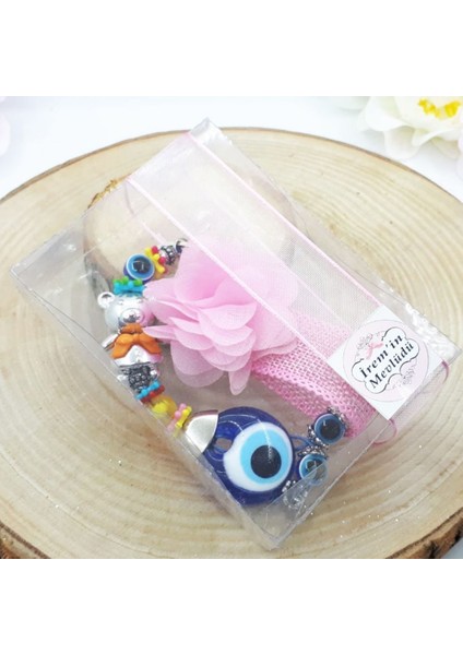 20 Adet Ayıcıklı Nazarlık Anahtarlık Doğum Günü Si