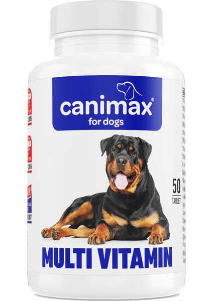 Canimax Köpek Mutivitamin 50 Tablet