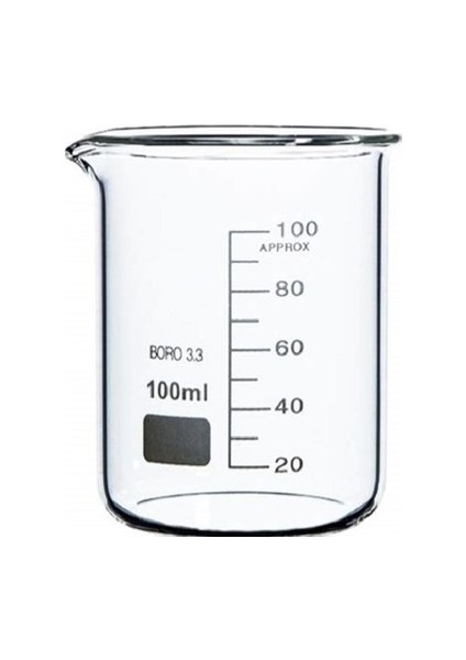 Beher Kısa Form Cam Borosilikat 100 ml