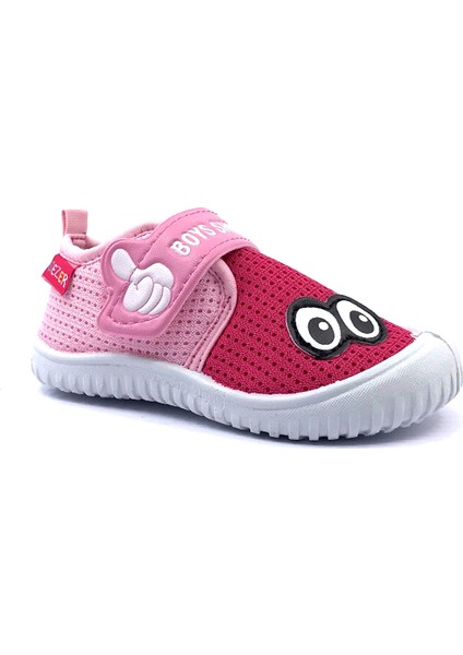 03035 Pembe Fuşya Cırtlı Kız Çocuk Spor Ayakkabı
