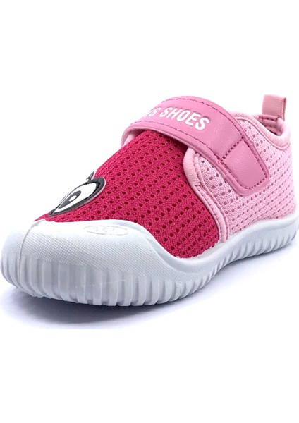 03035 Pembe Fuşya Cırtlı Kız Çocuk Spor Ayakkabı