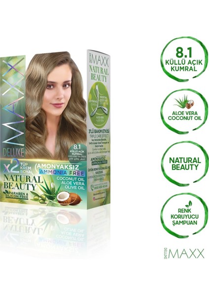 Natural Beauty 8.1 Küllü Açık Kumral