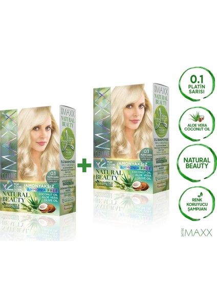Natural Beauty 0.1 Platin Sarısı 2'li Set Boya