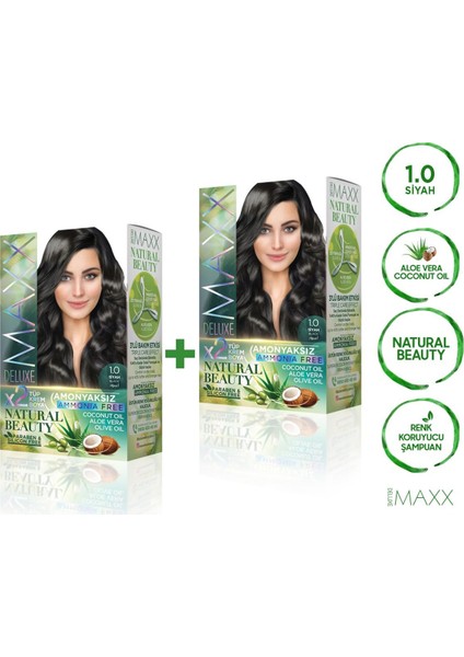 Natural Beauty 1.0 Siyah 2'li Set Boya