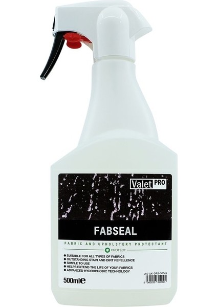 Valet Pro Fab Seal Döşeme Koruyucu Sprey 500ML.