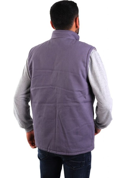 Eser - 7-7 Gabardin Polarlı Yelek - Kışlık - Gri modelleri