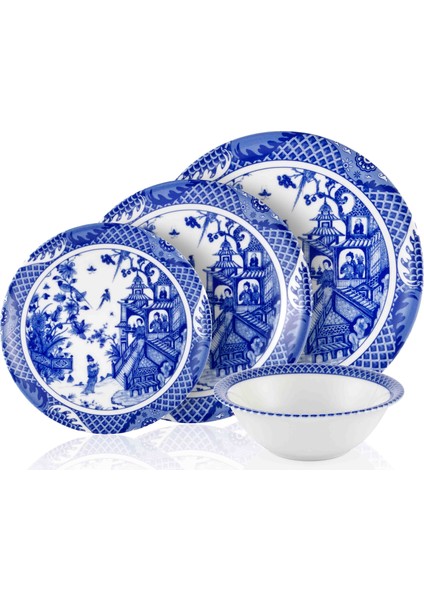 Porselen Yemek Seti 24 Parça Chinoi
