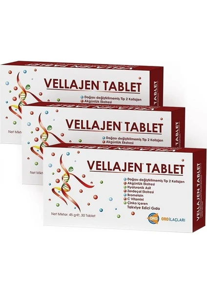 Vellajen 30 Tablet | 3 Adet