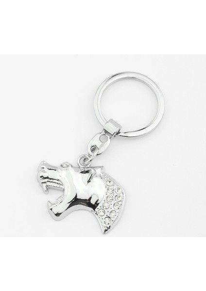 Kaplan Tasarımlı Taşlı Şık Anahtarlık