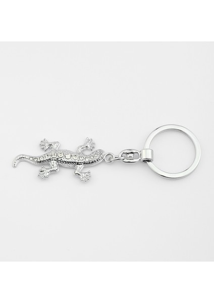 Taşlı Kertenkele Taşlı Şık Anahtarlık