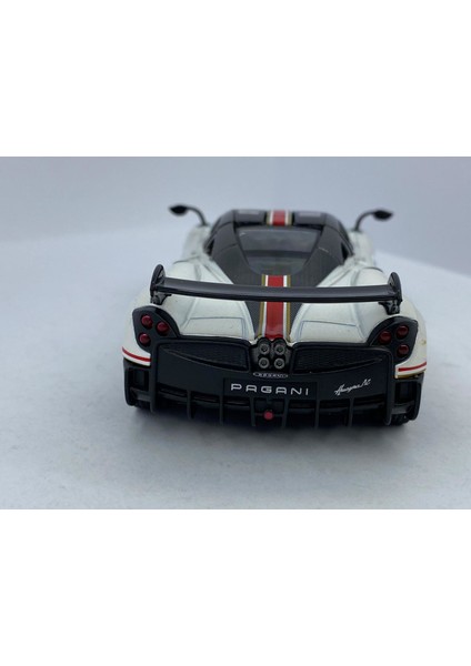 2016 Pagani Huayra Bc (Şeritli) - Çek Bırak 5inch. Lisanslı Model Araba, Oyuncak Araba 1:38 fiyatları