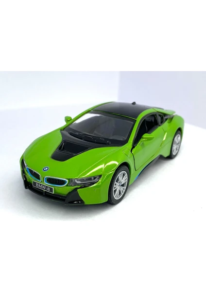 Bmw I8 - Çek Bırak 5inch. Lisanslı Model Araba, Oyuncak Araba 1:36