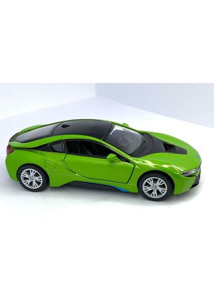 Bmw I8 - Çek Bırak 5inch. Lisanslı Model Araba, Oyuncak Araba 1:36