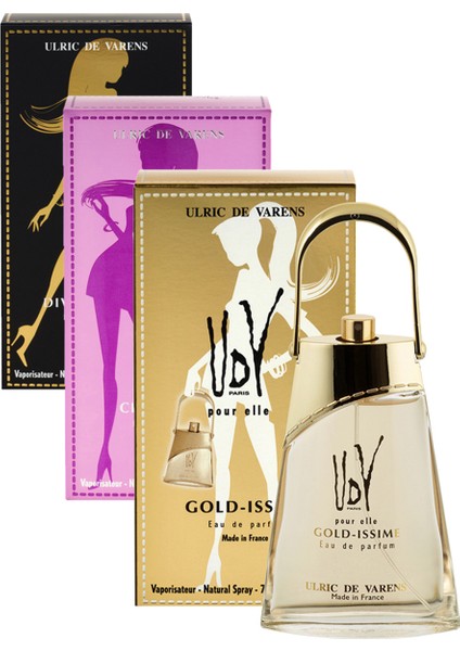 UDV Pour Elle Çiçeksi Kadın Parfüm EDP 3'lü Set 3x75 ML