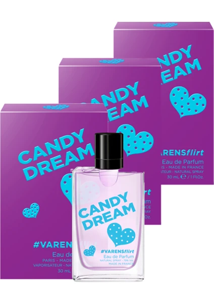 Varens Flirt Candy Dream 3'lü Set (3X30ML EDP ) Kadın Parfüm