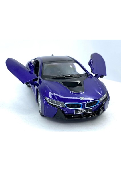 Bmw I8 - Çek Bırak 5inch. Lisanslı Model Araba, Oyuncak Araba 1:36 indirimleri