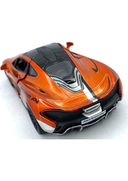 Mclaren P1 (Modifiyeli) - Çek Bırak 5inch. Lisanslı Model Araba, Oyuncak Araba 1:36