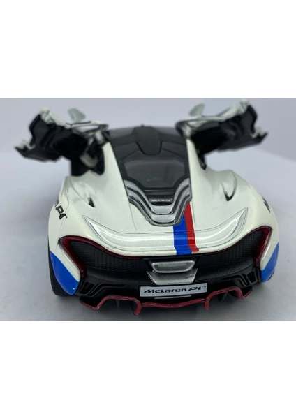 Mclaren P1 (Modifiyeli) - Çek Bırak 5inch. Lisanslı Model Araba, Oyuncak Araba 1:36