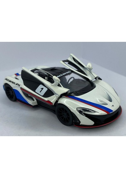 Mclaren P1 (Modifiyeli) - Çek Bırak 5inch. Lisanslı Model Araba, Oyuncak Araba 1:36