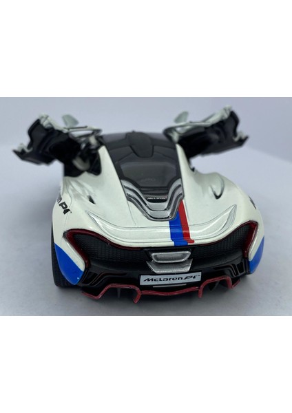 Mclaren P1 (Modifiyeli) - Çek Bırak 5inch. Lisanslı Model Araba, Oyuncak Araba 1:36