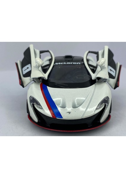 Mclaren P1 (Modifiyeli) - Çek Bırak 5inch. Lisanslı Model Araba, Oyuncak Araba 1:36