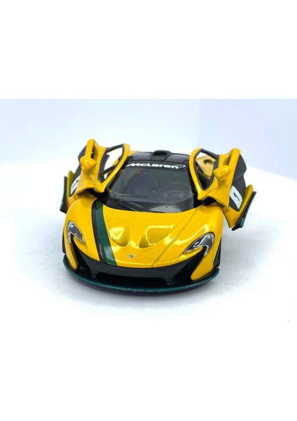 Mclaren P1 (Modifiyeli) - Çek Bırak 5inch. Lisanslı Model Araba, Oyuncak Araba 1:36