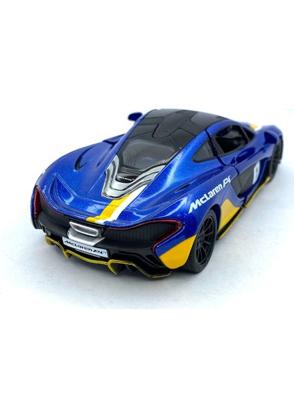 Mclaren P1 (Modifiyeli) - Çek Bırak 5inch. Lisanslı Model Araba, Oyuncak Araba 1:36