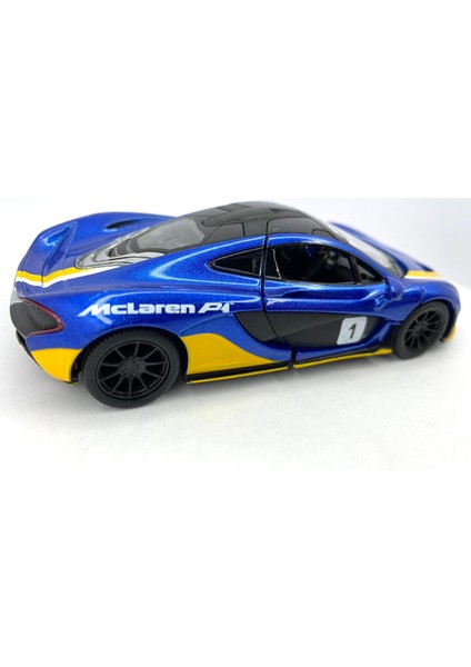 Mclaren P1 (Modifiyeli) - Çek Bırak 5inch. Lisanslı Model Araba, Oyuncak Araba 1:36