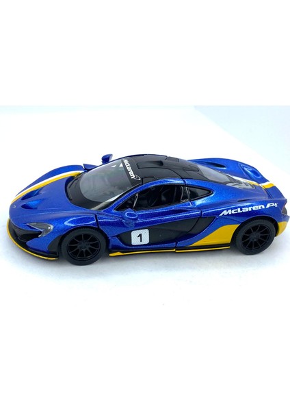 Mclaren P1 (Modifiyeli) - Çek Bırak 5inch. Lisanslı Model Araba, Oyuncak Araba 1:36