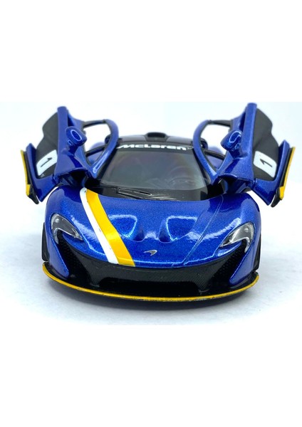 Mclaren P1 (Modifiyeli) - Çek Bırak 5inch. Lisanslı Model Araba, Oyuncak Araba 1:36