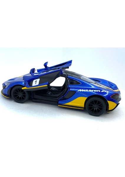 Mclaren P1 (Modifiyeli) - Çek Bırak 5inch. Lisanslı Model Araba, Oyuncak Araba 1:36