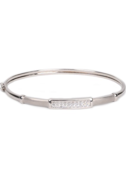 Beyaz Altın Kelepçe Bileklik