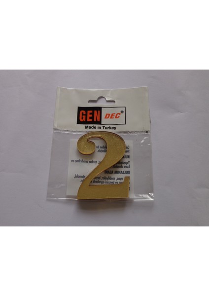7 cm Altın Sarı No:2
