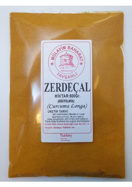 Toz Zerdeçal (Curcuma Longa)