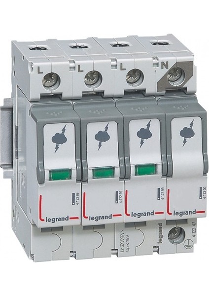 Legrand Parafudr T2 412245 40KA 3k+N