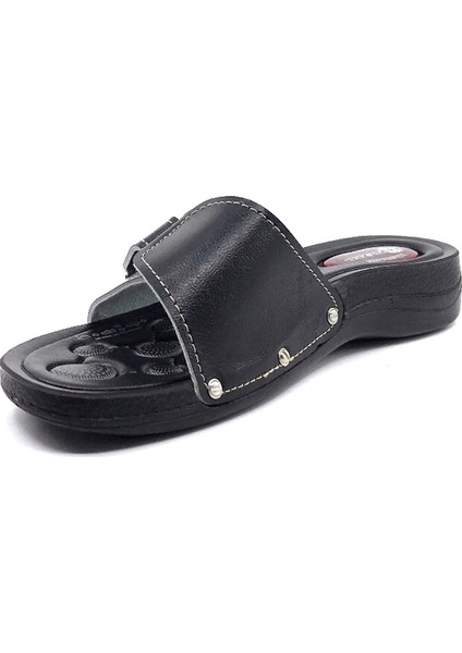 12843 Siyah Ev Yürüş Rahat Bayan Terliği fiyatları