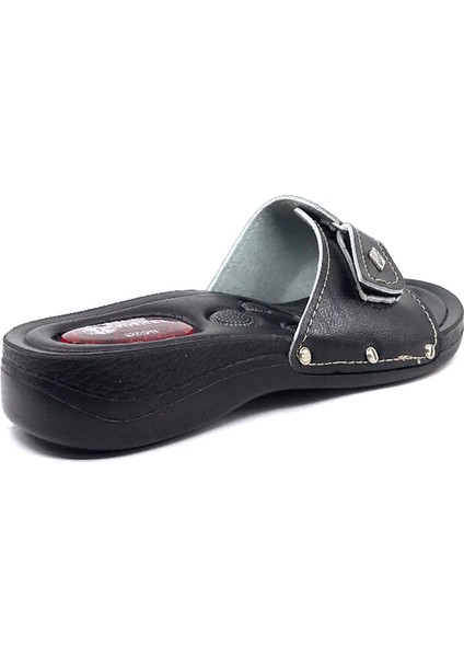 12843 Siyah Ev Yürüş Rahat Bayan Terliği fırsatları