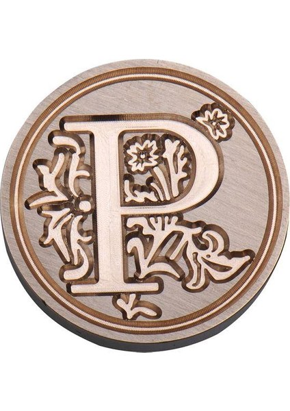 Retro Mektup Mühürü Damga P Harfi + 30 Adet Mühür Mumu + Eritme Kaşığı fırsatları